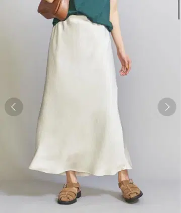 폴리에스테르 머메이드 플레어 스커트