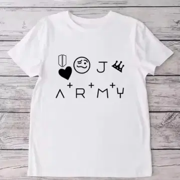 BTS 정국 타투 티셔츠 L 사이즈