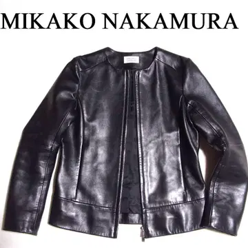 MIKAKO NAKAMURA 미카코 나카무라 노카라 가죽 자켓