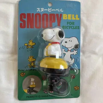 빈티지 SNOOPY 스누피 자전거 벨 레트로 피규어 인형