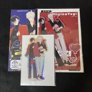 나기가레 호시 아크릴 스탠드 혜택 책갈피 스티커 미기노야기