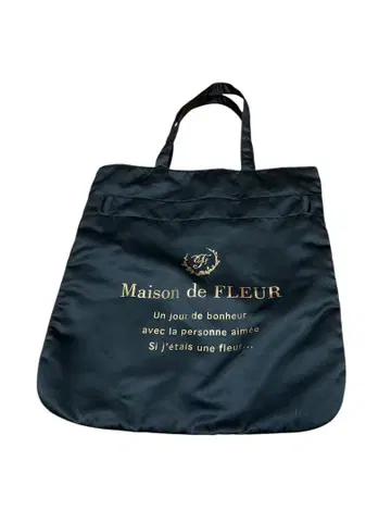 Maison de FLEUR 메종 드 플뢰르 토트백 블랙