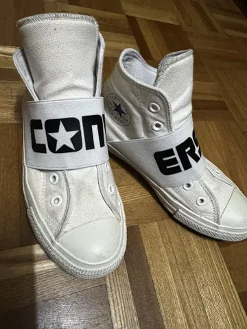 CONVERSE ALL STAR 화이트 하이컷 스니커즈