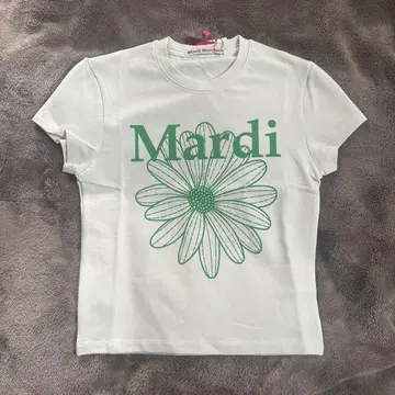 Mardi Mercredi 꽃무늬 크롭 티셔츠 FREE