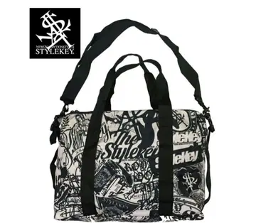 새상품 STYLEKEY 그래픽 보스턴 백 스트릿 스타일 B 스타일 힙합