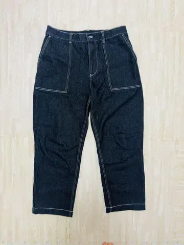 URBAN RESEARCH 다크 데님 와이드 팬츠 L