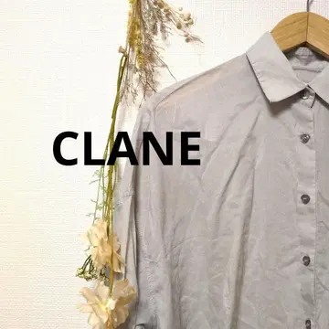 CLANE 클라네 셔츠 상의 무지 심플 비침