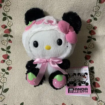 헬로키티 봉제 인형 팬더 딸기 팬더 키티 봉제 인형