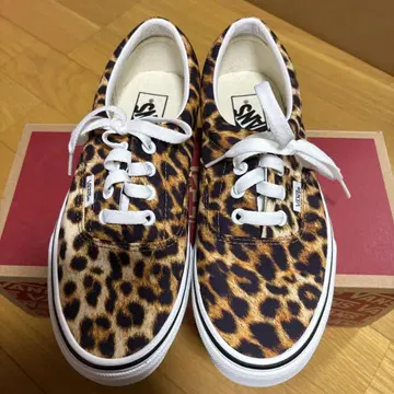 VANS ERA 레오파드 무늬 24cm