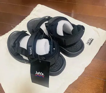 JaVa 블랙 스포츠 샌들 25cm