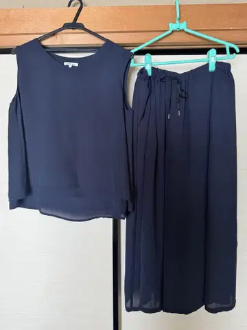 글로벌 워크 와이드 팬츠 셋업