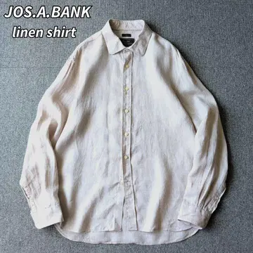 00s~ JOS.A.BANK 긴팔 린넨 셔츠 무지 셔츠 구제 의류