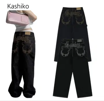 kashiko 데님 블랙 시즈니룩