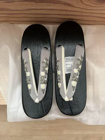 자수 일본 나막신