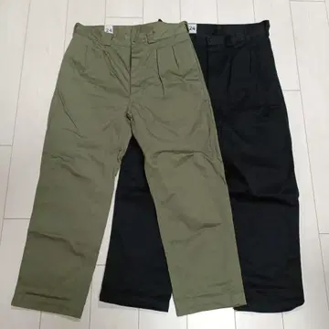 WAIPER WP1003 투 턱 테이퍼드 치노 트라우저 M-52