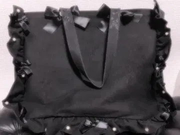 자카마트 이타백 블랙 A3 프릴 디자인 이타백용 토트백 5주년 ver