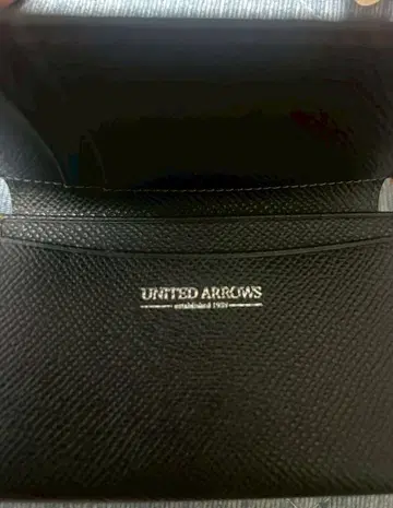 새상품급 UNITED ARROWS 블랙 명함지갑 카드 케이스