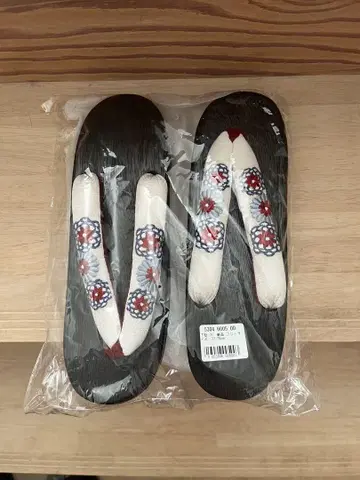 자수 일본 나막신