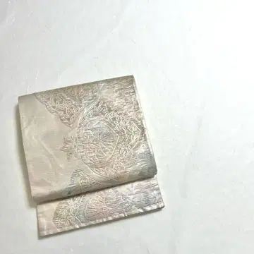 후쿠로 오비 부푼 직조 꽃 무늬 그라데이션 PO-3252