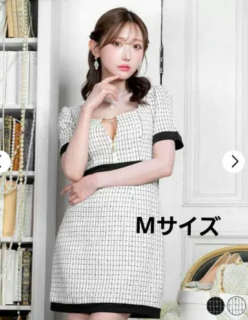 dazzy store M 사이즈 캬바쿠라 드레스 V넥