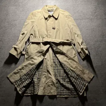 레어 영국제 70년대 Aquascutum 트렌치코트 XL