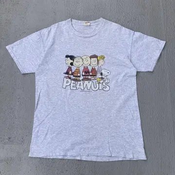 PEANUTS SNOOPY 반팔 티셔츠 미국산 캐릭터 구제 의류