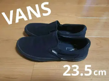 VANS 블랙 슬립온 23.5cm