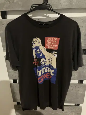 HYSTERIC GLAMOUR 그래픽 티셔츠 L 블랙