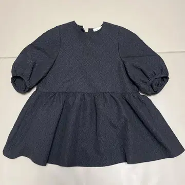 UNITED ARROWS AIRY 자카드 5SL 페플럼 블라우스