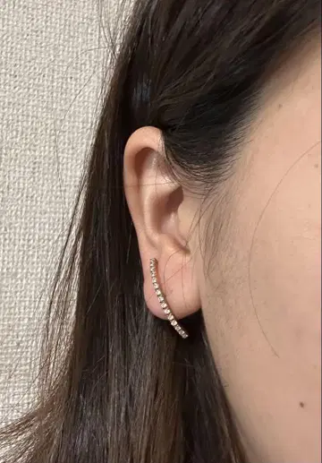 초승달 모양 귀걸이 Jouete 실버 925