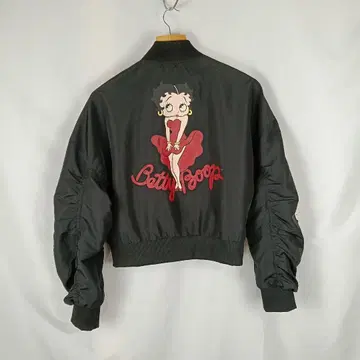 DENIFITS BETTY BOOP 나일론 점퍼 블랙 B3359