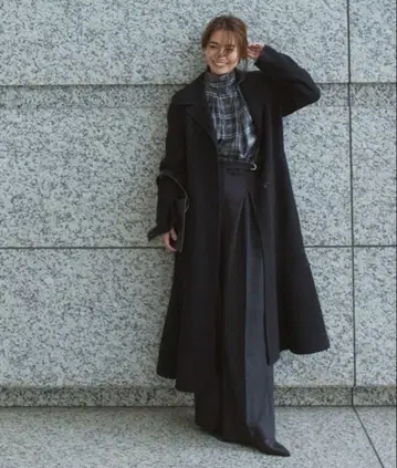 FRAY I.D 페플럼 스트레치 리버 코트 프레이 아이디