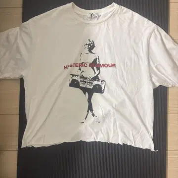 히스테릭 글래머 XL 화이트 티셔츠