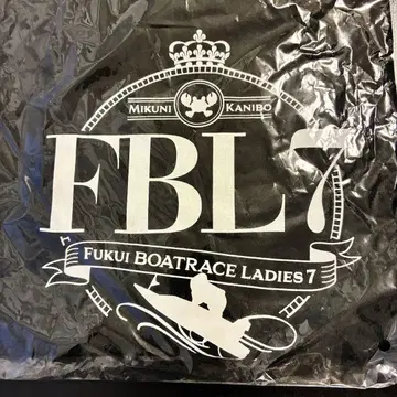 Fukui Boat Race Ladies 7 블랙 티셔츠