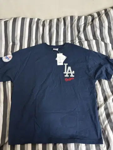 MLB/메이저리그 베이스볼 별주 패치 자수 빅 실루엣 반팔 티셔츠