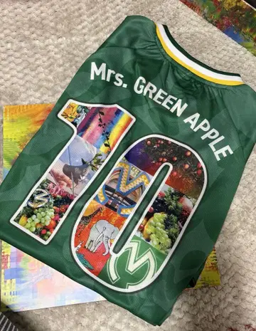 Mrs. GREEN APPLE 티셔츠 10번 그린