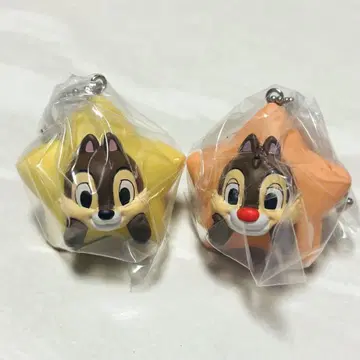디즈니 캐릭터 별 마스코트 참 칩 데일 가챠