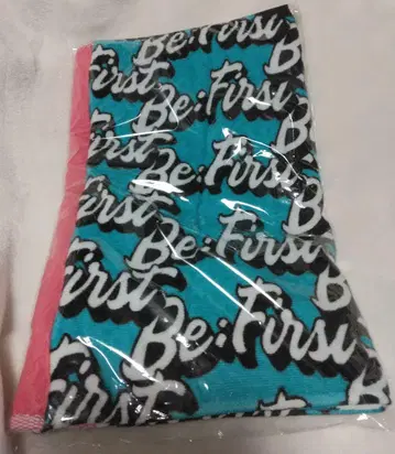 BE:FIRST 로고 페이스 타월(틸)