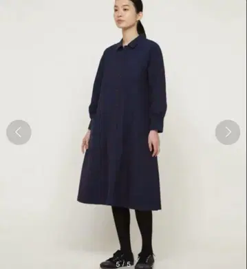 21년 제작 MHL TOUGH COTTON CANVAS 인디고 원피스