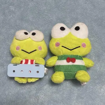 산리오 케로케로케로피 봉제 인형 키링 2개 세트