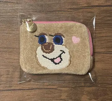 페이러 러브러리 바이 페이러 도업 테디 걸 L자 파우치 베이지