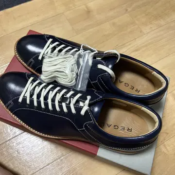 REGAL 네이비 가죽 캐주얼 슈즈