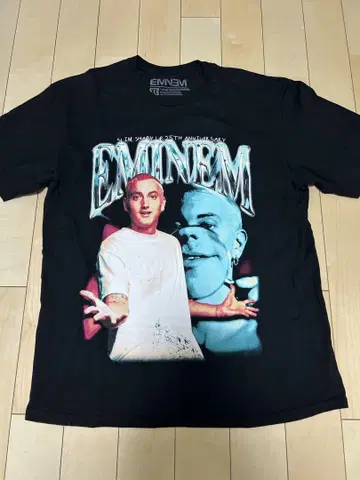 에미넴 Eminem 슬림 셰이디 25주년 기념 티셔츠 XL 완판템