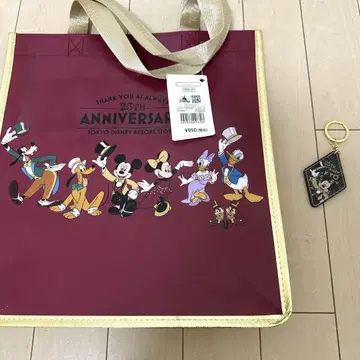 디즈니 스토어 디즈니 리조트 한정 쇼핑 백, 키링 세트