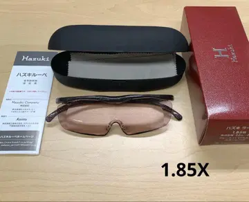 미사용 새상품 하즈키 루페 라지 1.85X 블랙 그레이 컬러 렌즈