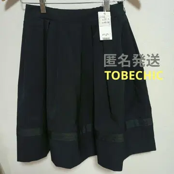 블랙 65cm TOBECHIC 백화점 투 비 시크 스커트