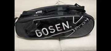 GOSEN pro 4 블랙 라켓 백 L 사이즈