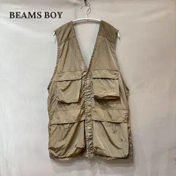 BEAMS BOY 빔즈 보이 나일론 C-1 LONG 베스트 베이지
