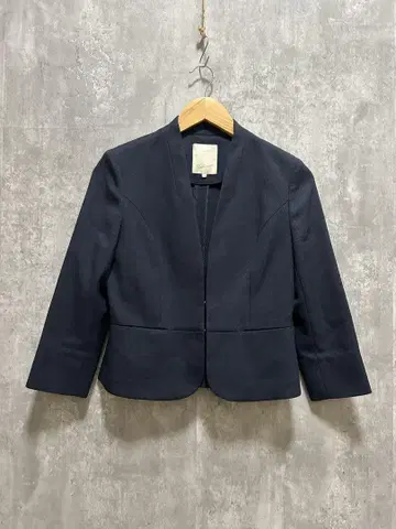 B:MING 빔즈 플래티넘 노카라 자켓 S 블랙