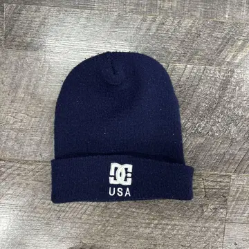 DC USA 니트 모자 네이비